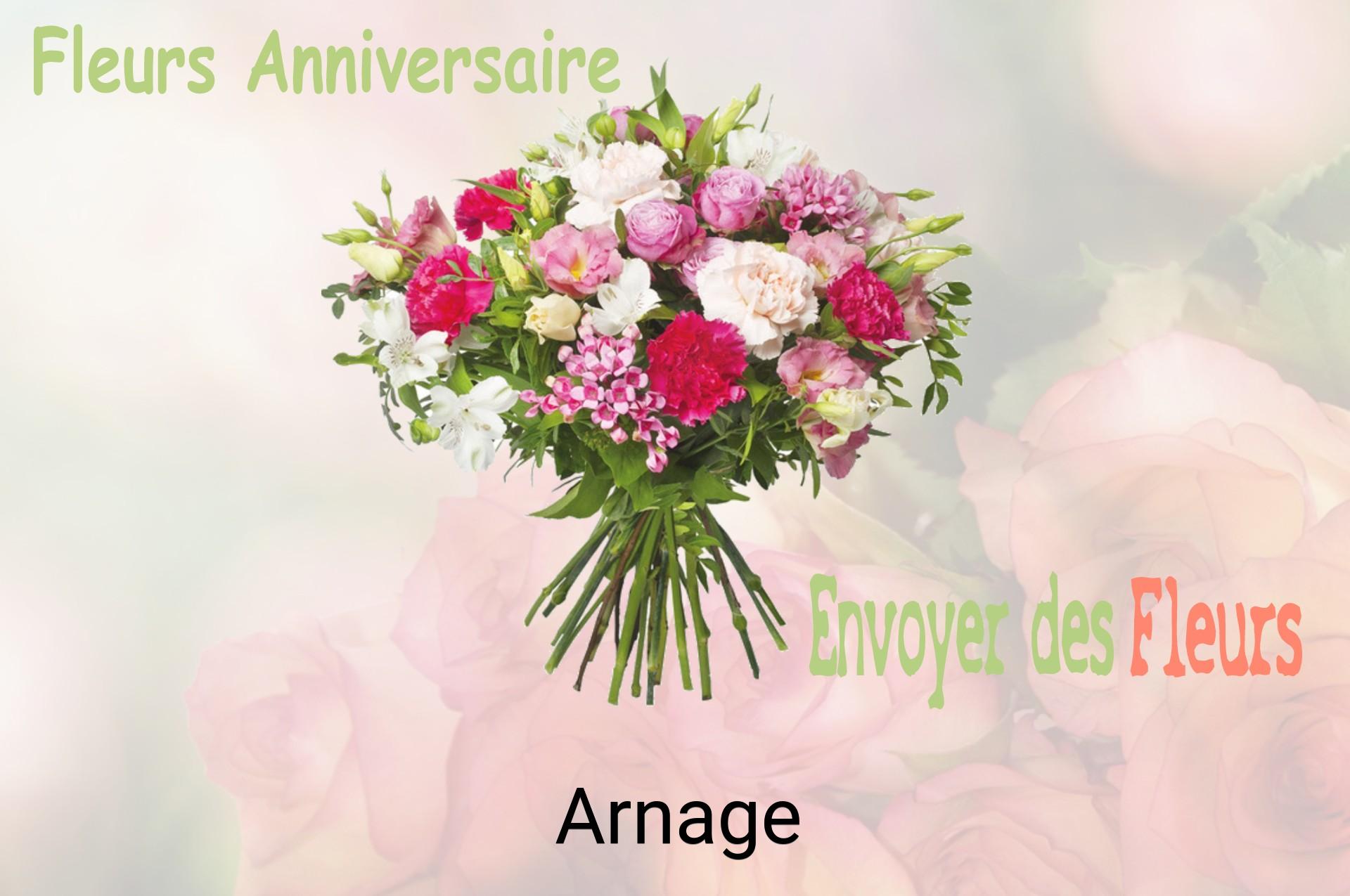 Bouquet de fleurs d’anniversaire livré à Arnage